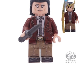LOKI 2, chaqueta TVA (minifigura impresa personalizada) / Coleccionable para adultos 15+