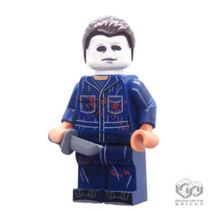 Michael Myers (the Halloween), Horror figures collection (custom printed minifigure) | Adult Collectible 15+