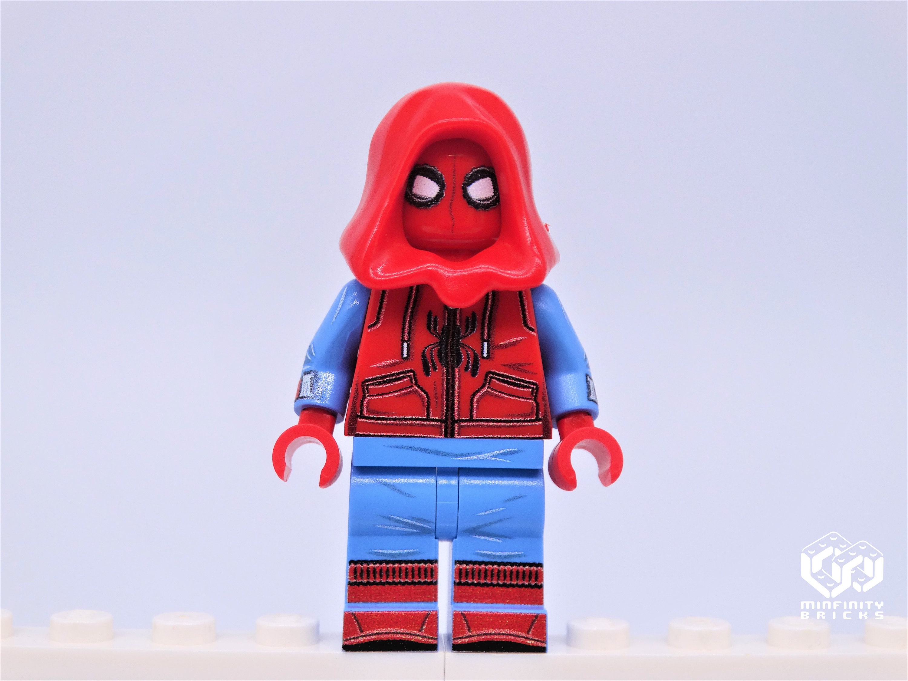 Spiderman in Homemade Suit custom Printed Minifigure Etsy