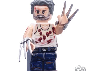 FINAL FIGHT WOLVERINE, Logan 2017 (minifigure stampata personalizzata)