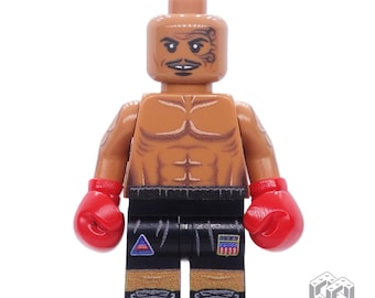 Minifigure personalizzata di IRON MIKE: il più grande pugile, leggenda dello sport