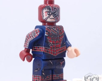 SPIDER-MAN, edición Battle-Damaged (minifigura impresa personalizada)
