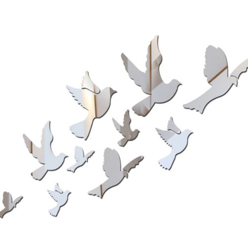 Flying Birds Wall Decals set 21 Bird Wall Stickers Nursery Etsy