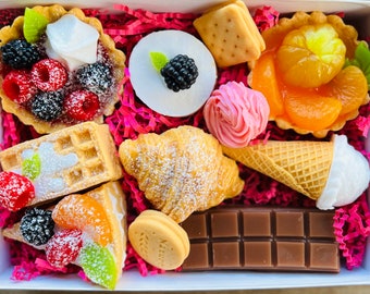 Soap Sweets Gift Box - Mother’s Day Gift, Gift For Her, Cake Soap, Fake Food Soap