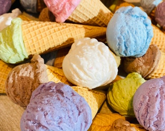 Ice Cream Soap - Food Soap, Party Favors, Gift Soap, Holiday Gift, Fruit Soap