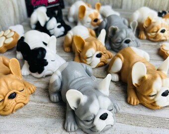 French bulldog soap