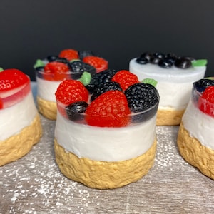 Cake Soap - Dessert Soap, Food Soap, Berry Soap, Party Favors, Kids Soap, Soap for Children,