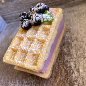 Waffle Soap - Food Soap, Dessert Soap, Fake Food Soap, Kids Soap, Party Favors, Gift for Her