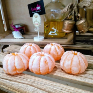 Orange Soap - Peeled Orange Soap, Fruit Soap, Food Soap, Tangerine Soap, Gift For Her, Soap Favors, Dessert Soap,