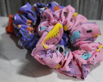Handmade Cotton Polycotton Scrunchie: Secure Hair Tie Accessory