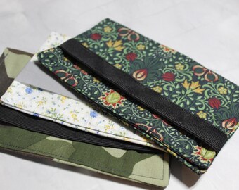 Handmade Fabric Tobacco Pouch | Rolling Tobacco Wallet | Compact Cigarette & Smoking Accessories Holder