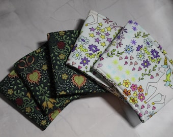 William Morris Inspired Floral Cup Cozy | Unicorn Fabric Coffee Sleeve | Reusable Handmade Mug Cozy