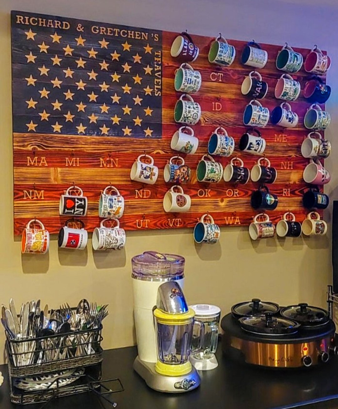 Coffee Cup Display Unique Coffee Cup Rack Coffee Mug Etsy