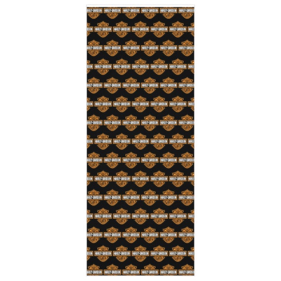 Harley Davidson Gift Wrapping Paper Harley Logo Tiled Design - Etsy