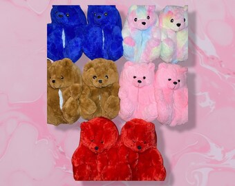 teddy bear slippers