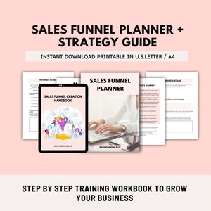 Apostila do planejador de funil de vendas, guia para expandir seus negócios, criação de lead magnet, como criar um funil de vendas, apostila de marketing digital