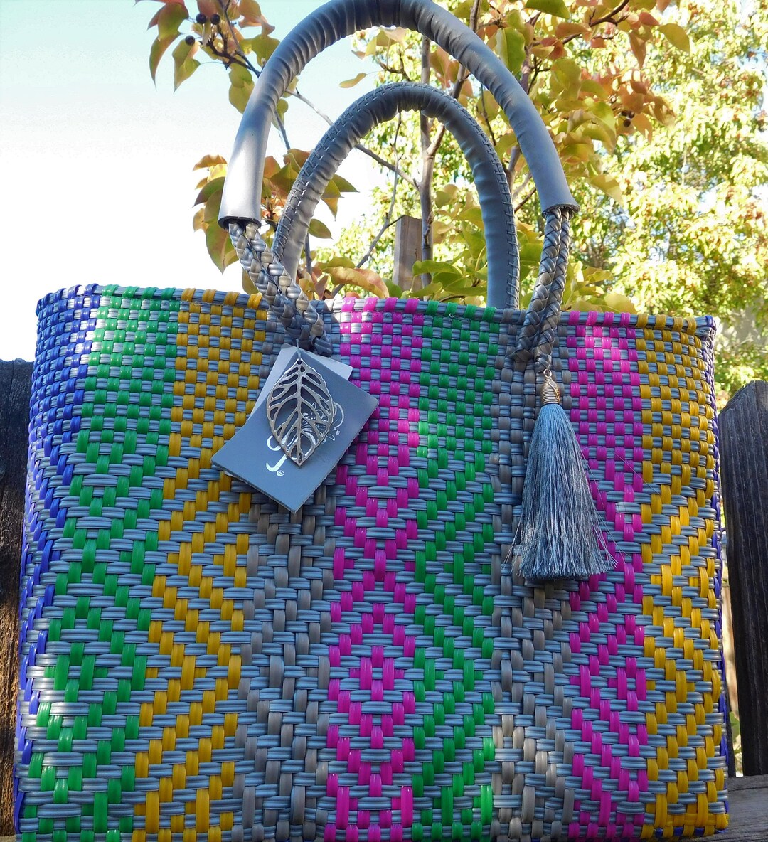 Hand Made Mexican Bag/mexican Bag/bolsa Artesanal Mexicana/ Plastic