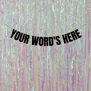 Custom party banner Etsy