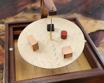 Wood balance board game
