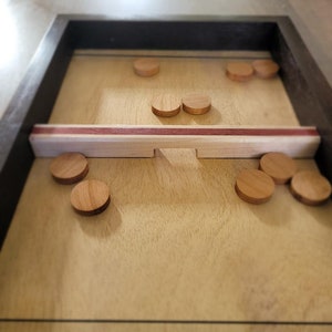 Wood finger hockey game / wood board game / board game / fun / for kids /