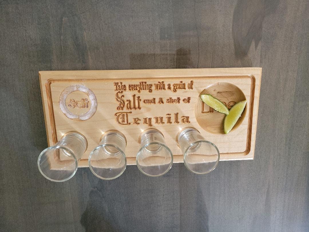 Tequila Flight Board Etsy