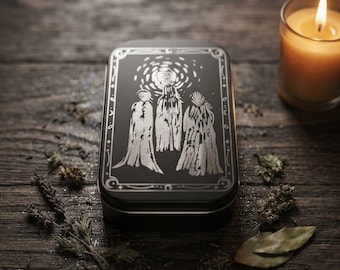 Engraved Art Tin – Moonwatchers Travel Storage Tin