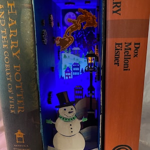 Book Nook Kit - Christmas Snowman