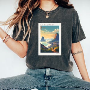 Rio De Janeiro Tshirt | Brazil Tshirt | Brazil Clothes | Rio De Janeiro Shirt | Travel Shirt | Rio Lover Gift |