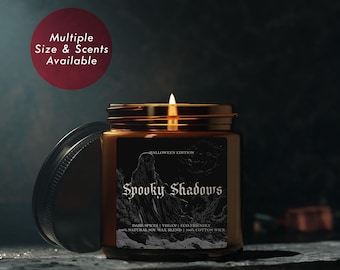 Candela spettrale / Decorazione con candela spettrale / Candela di Halloween / Decorazione di Halloween / Decorazione spaventosa / Decorazione inquietante / Arte gotica nera