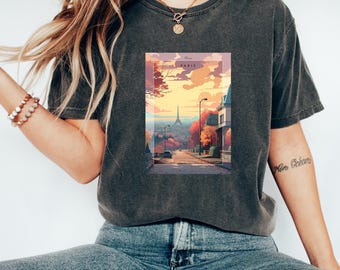 Paris Tshirt | France Tshirt | France Clothes | Paris Top | Travel Shirt | Paris Lover Gift | Paris Apparel
