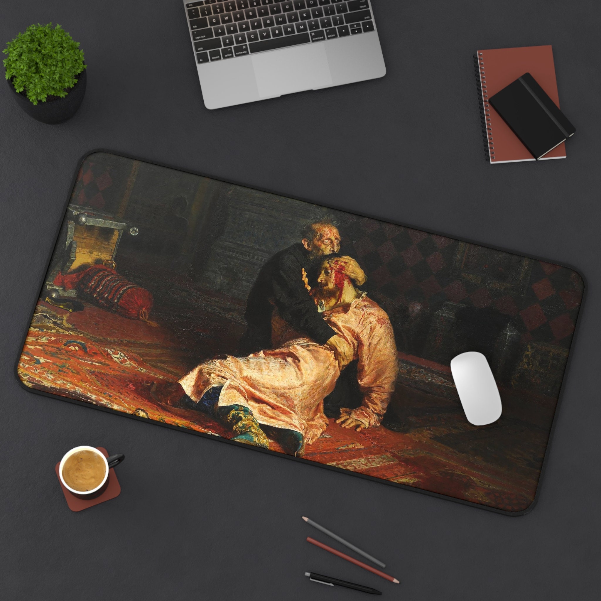 Discover Gothic Desk Mat, Ilya Repin Art