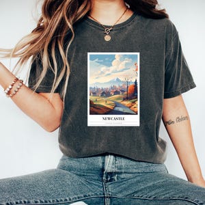 Newcastle Tshirt | Vereinigtes Königreich Tshirt | Kleidung aus Österreich | Newcastle Tshirt | -Reise-Hemd | Newcastle Liebhaber Geschenk Bild 1