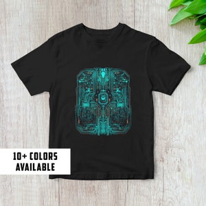 Programmerare-tshirt | Kodare-gåva | Programmerare-tshirt | IT-gåva | Konst-tshirt | Present till henne | Present till honom | Kretskort-tshirt