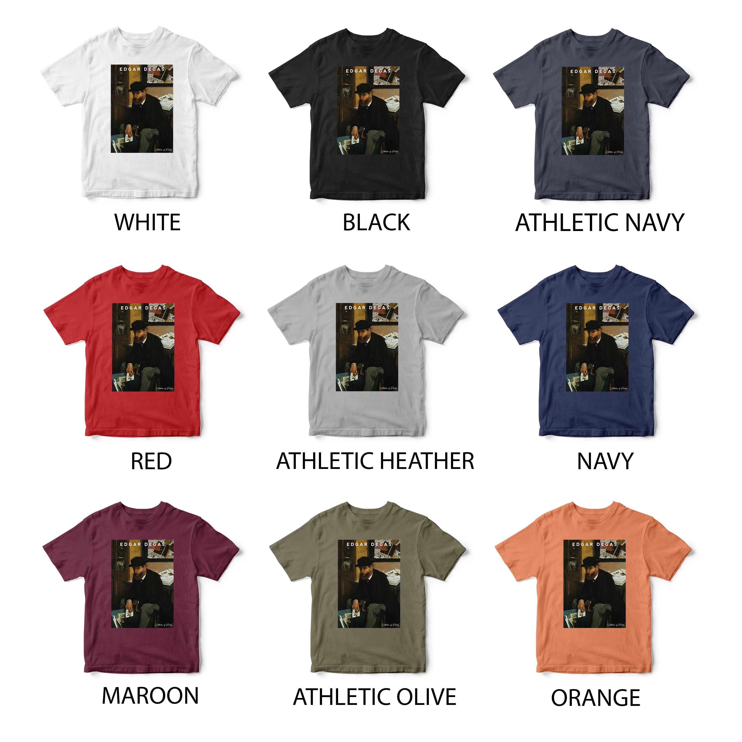 Art Tshirt | Edgar Degas - the Collector of Prints (1866) | Edgar