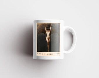 Gothic Mug | Dark Academia Mug | Ceramic Mug | Vintage Mug | Friend Gift | Fine Art Mug | Gothic Gift | Gift For Her | Gift For Him