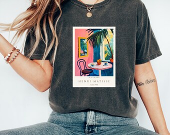 Art Tshirt | Henri Matisse - Cafe, 1905 | Vintage Tshirt | Aesthetic Tshirt