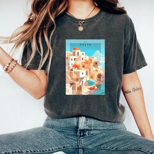 Crete Tshirt | Greece Tshirt | Island Clothes | Crete Apparel | Travel Shirt | Crete Souvenir | Greece Lover Gift