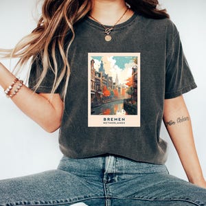 Amsterdam Tshirt | Netherlands Apparel | Holland Tshirt | Travel Wear | Amsterdam Merchandise | Gift Idea