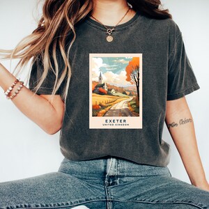 Exeter Tshirt | United Kingdom Tshirt | UK Clothes | Exeter Souvenir | Travel Shirt | Exeter Lover Gift