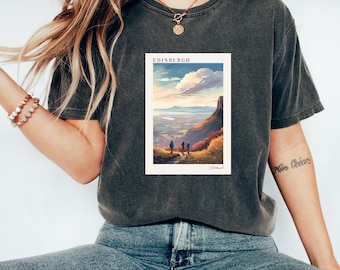 Edinburgh Tshirt | Schottland Tshirt | Schottland Kleidung | Edinburgh Bekleidung | -Reise-Hemd | Edinburgh Souvenir