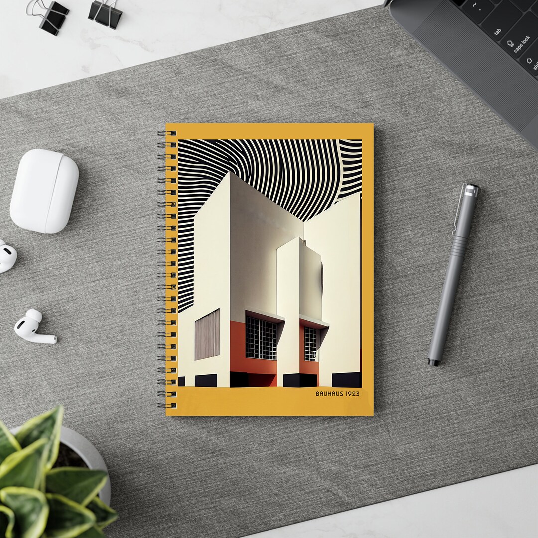 Bauhaus Notebook Architecture Notebook Bauhaus Journal Spiral Notebook