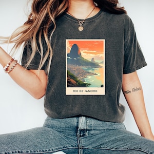 Rio De Janeiro Tshirt | Brazil Tshirt | Brazil Clothes | Rio Tshirt | Travel Shirt | Rio Lover Gift
