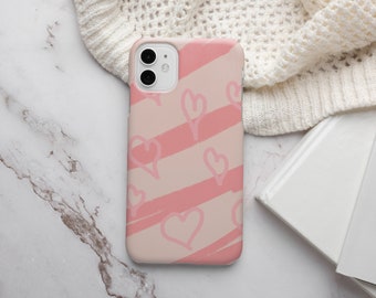 Cute iPhone Case, Hearts iPhone Case, Retro iPhone Case, iPhone 14 Pro Max case, iPhone 13 Case, iPhone 12, Y2k iPhone Cover Gift