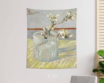 Van Gogh Tapestry, Still Life Art, Art Tapestry, Van Gogh Painting, Vincent Van Gogh, Nature Tapestry, Flower Tapestry, Painting Tapestry