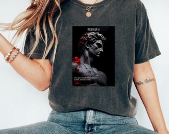 Art Tshirt | Perseus with the Head of Medusa | Mythology Tshirt | Vintage Art Tshirt | Aesthetic Tshirt
