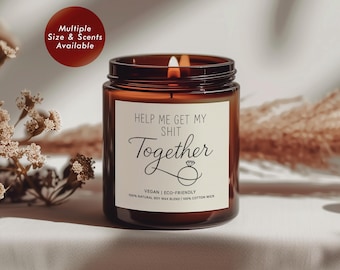 Brautjungfer Vorschlag Duftende Sojakerze (Bernsteinfarbenes Glas), personalisiertes Geschenk, Be My Bridesmaid Candle, Party Andenken