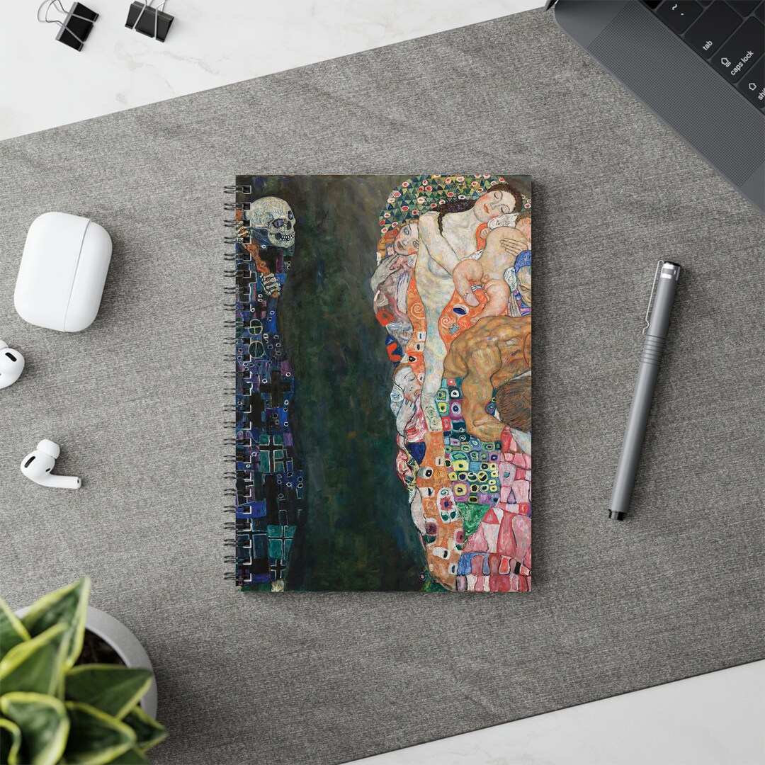 Gustav Klimt Notebook Art Nouveau Notebook Klimt Notebook Gift Fine Art
