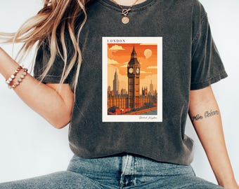 London Tshirt | United Kingdom Tshirt | UK Clothes | London Tshirt | Travel Shirt | London Lover Gift