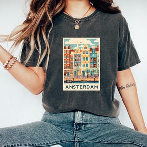 Amsterdam Tshirt | Netherlands Tshirt | Dutch Apparel | Amsterdam Tee | City Souvenir | Holland Gift