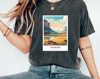 T-shirt du Queensland | T-shirt Australie | Chemise de voyage | Vêtements Sunshine State | Chemise Brisbane | Cadeau pour les amoureux du Queensland